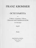 Krommer, Franz % Octet Partita in Eb Major, op. 69 (score & parts) - WW8 (with optional CBSN)