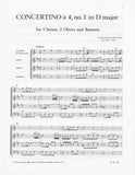 Molter, Johann Melchior % Concerto a4 #1 MWV VIII, 5 (Score & Parts)-TPT/2OB/BSN