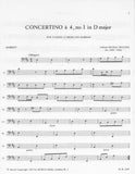 Molter, Johann Melchior % Concerto a4 #1 MWV VIII, 5 (Score & Parts)-TPT/2OB/BSN