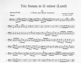 Vivaldi, Antonio % Trio Sonata in g minor, F15, #8, RV81 - 2OB/PN (Basso Continuo)