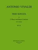 Vivaldi, Antonio % Trio Sonata in g minor, F15, #8, RV81 - 2OB/PN (Basso Continuo)