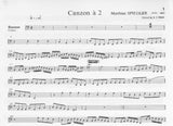 Spiegler, Matthias % Canzon a2 - OB/BSN/PN (Basso Continuo)