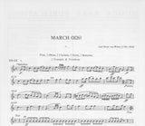 Weber, Carl Maria von % March (score & parts) - FL/2OB/2CL/2HN/2BN/2TPT/TBN