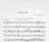 Weber, Carl Maria von % March (score & parts) - FL/2OB/2CL/2HN/2BN/2TPT/TBN