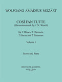 Mozart, Wolfgang Amadeus % Cosi Fan Tutte, V1 (score & parts) - WW8