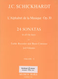 Schickhardt, Johann Christian % L'Alphabet de la Musique, op. 30, V5 - OB/PN (Basso Continuo)