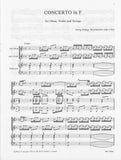 Telemann, Georg Philipp % Concerto in F Major-OB/VLN/PN