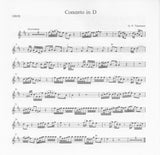 Telemann, Georg Philipp % Concerto in D Major, TWV 51:D5 - OB/PN