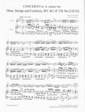 Vivaldi, Antonio % Concerto in a minor, F7 #5, RV461 - OB/PN