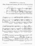 Vivaldi, Antonio % Concerto in a minor, F7 #5, RV461 - OB/PN
