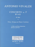 Vivaldi, Antonio % Concerto in F Major, F7 #2, RV455 (score & parts) - OB/STGS