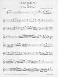 Weber, Carl Maria von % Concertino in C Major (score and set) - OB/BAND [POP]