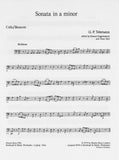 Telemann, Georg Philipp % Sonata in a minor, TWV 41:a3 - OB/PN (Basso Continuo)