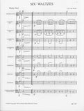 Weber, Carl Maria von % Six Waltzes (Score & Parts)-WW11