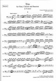 Devienne, François % Trio in d minor, op. 61, #6 (parts only) - FL/CL/BSN