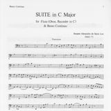 Saint-Luc, Jacques Alexandre de % Suite in C Major-OB/PN (Basso Continuo)