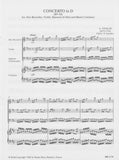 Vivaldi, Antonio % Concerto in D Major, F12, #7, RV92 - FL/BSN/VLN/PN (Basso Continuo)
