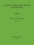Widerkehr, Jacques Christian Michel  % Duo Sonata in e minor - OB/PN