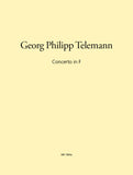 Telemann, Georg Philipp % Concerto in F Major-OB/VLN/PN