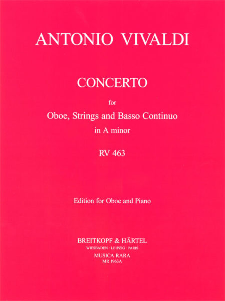 Concerto in a minor, F7, #13, RV463 - OB/PN - Trevco Music