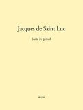 Saint-Luc, Jacques Alexandre de % Suite in g minor - OB/PN (Basso Continuo)