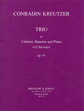 Kreutzer, Conradin % Trio in Eb Major Op 43-CL/BSN/PN