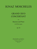 Moscheles Ignaz % Grando Duo Concertante Op 34-BSN/PN