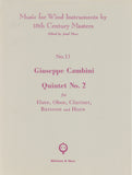 Cambini, Giuseppe % Quintet #2 (parts only) - WW5
