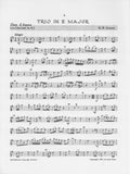 Graun, Carl Heinrich % Trio #2 in E Major (score & parts) - OB/HN/BSN or OBd'AMORE/HN/BSN