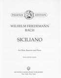 Bach, W.F. % Siciliano - OB/BSN/PN