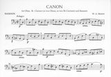 Mozart/Kauffman % Two Trios (parts only) - OB/CL/BSN