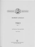 Lindley, Robert % Trio in F Major Op 7 (Parts Only)-BSN/VLA/CEL