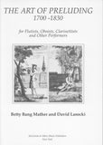 Mather/Lasocki % The Art of Preluding (1700-1830)-BOOK