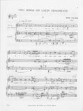 Pleskow, Raoul % Two Songs on Latin Fragments - OB/PN