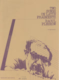 Pleskow, Raoul % Two Songs on Latin Fragments - OB/PN