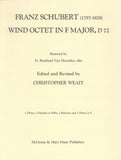 Schubert, Franz % Octet in F Major, D72 (parts only) - 2OB/2CL/2BSN/2HN