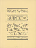 Sydeman, William % Quintet #2 (score & parts) - WW5