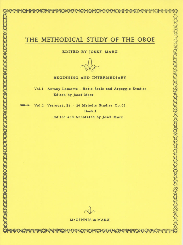 Verroust, Stanislas % 24 Melodic Studies, op. 65 Book 1 - OB