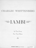 Whittenberg, Charles % Iambi (performance score) - 2OB