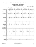 Weait, Christopher % Marching in Three (score & parts) - PERC ENS