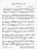 Boismortier, Joseph Bodin de % Six Duets, op. 40 (performance score) - 2BSN