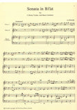 Finger, Godfrey % Sonata in Bb Major-2OB/PN (Basso Continuo)