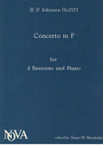 Johnsen, Hinrich Philip % Concerto in F Major-2BSN/PN