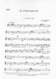 Hoddinott, Alun % Divertimento Op 32 (Parts Only)-OB/CL/HN/BSN