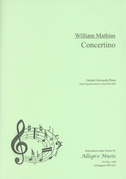 Mathias, William % Concertino, op. 65 - FL/OB/BSN/PN