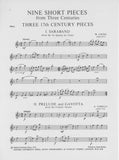 Collection % Nine Short Pieces (Thackray) - OB/PN
