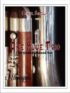 Baldwin, Daniel % One Blue Trio (score & parts) - 3CBSN