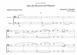Mueller, Frederick A % Deux for Bassoon and Timpani - BSN/PERC