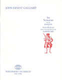 Galliard, Johann Ernst % Six Sonatas - BSN/PN (Basso Continuo)