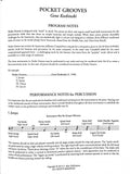 Koshinski, Gene % Pocket Grooves - BSN/PERC